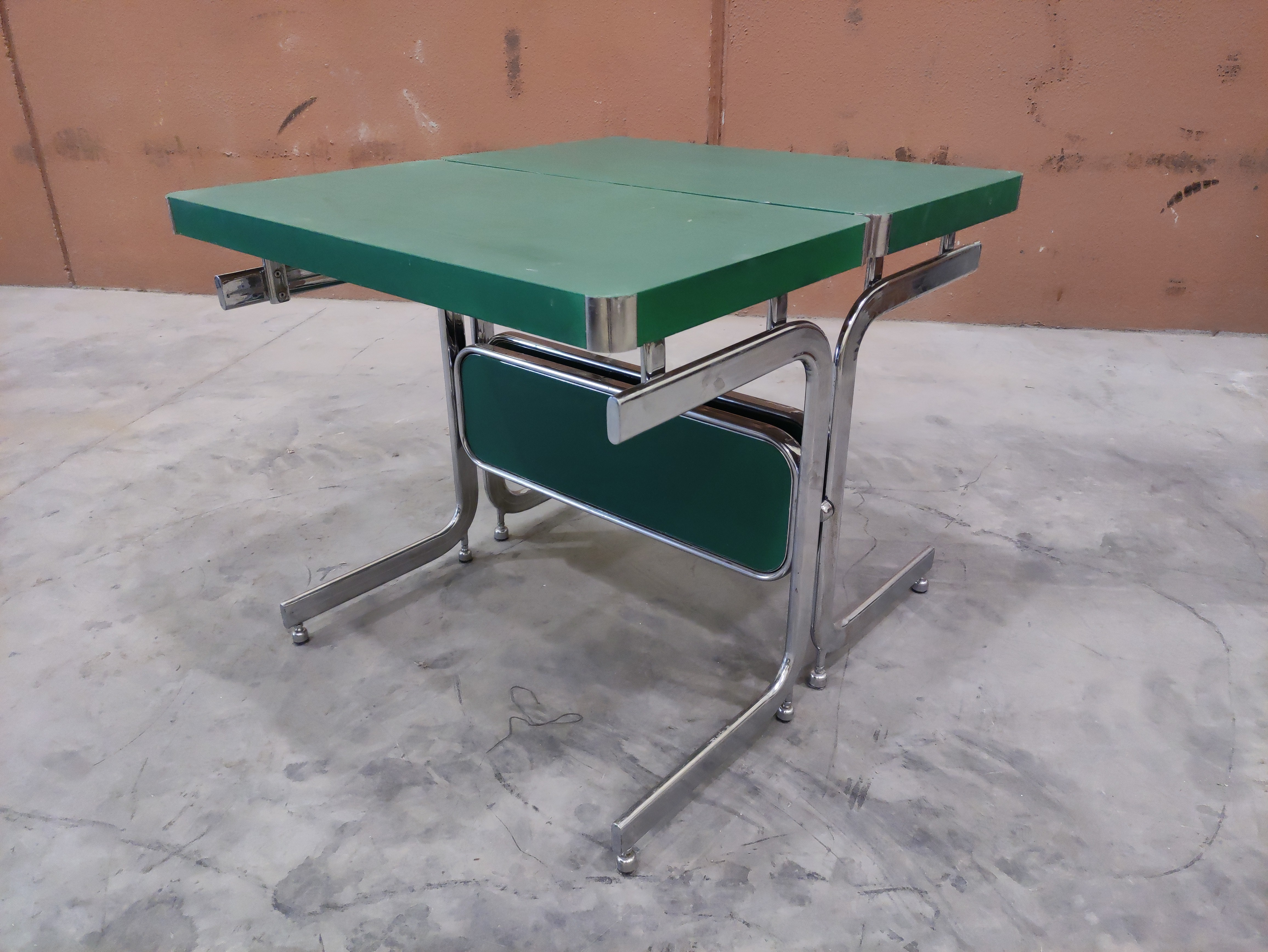 mesa oficina 2piezas mostrador inox formica 73x82x45 2u